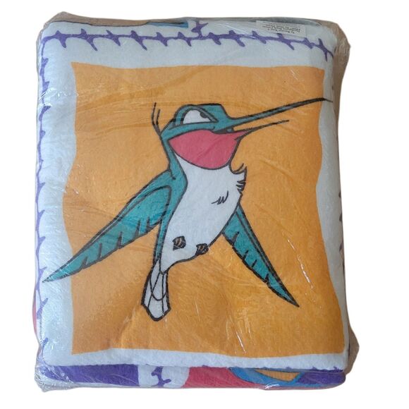 Rare NWT Vintage 1995 Disney Pocahontas Twin/Full Blanket –Holiday Gift - Picture 2 of 9